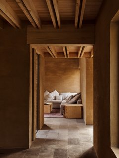 A corner lounge area