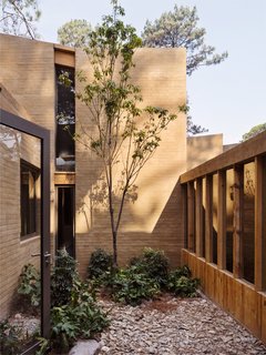 An interior courtyard