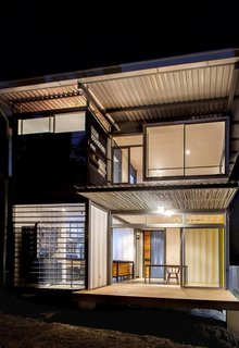 A front view of the container house
