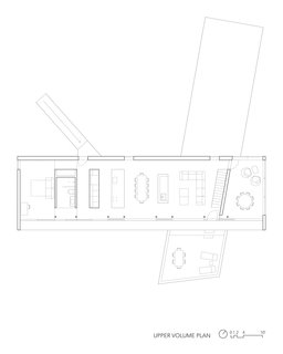 Floor plan for the upper volume