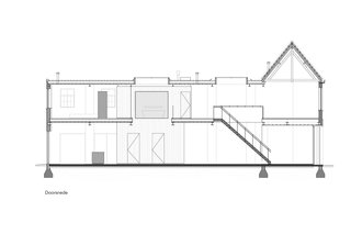 A 19th-Century Dutch Workshop Is Now a Stunning, Spacious Loft - Photo 12 of 13 - A quick look at a drawing of the cross section.