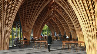 A quick look at the Ting Xi Bamboo Restaurant in Xiamen, China.