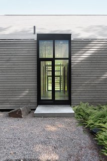A view of the entrance to the house.