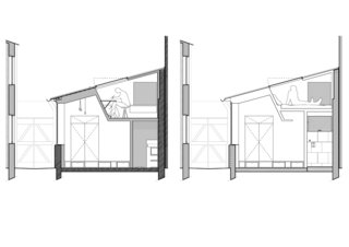 Before and After: A Renovated Artist's Studio Is Now an Airy, Efficient Home - Photo 15 of 16 - Cross sectional plans