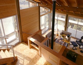 The stunning canyon views can be enjoyed from all four levels of the house.