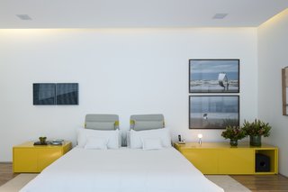 A closer look at one of the bedrooms.