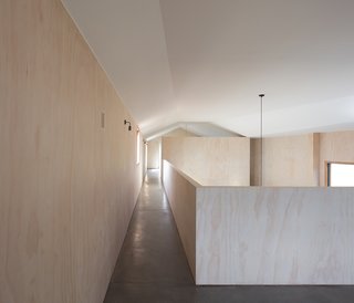 The corridor on the upper level.