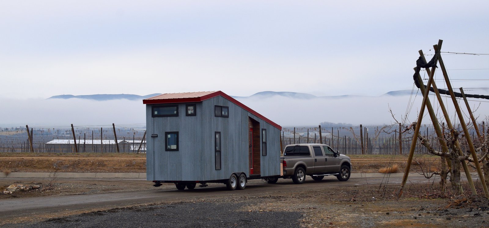 The Garlows added a layer of continuous rigid insulation around the exterior to increase its resale value. The result is a wall that weighs less and has better thermal performance by reducing thermal bridging through the framing.