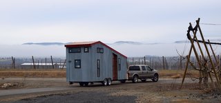 The Garlows added a layer of rigid insulation around the exterior to increase the home's resale value. This resulted in a wall that is both lightweight and delivers better thermal performance.