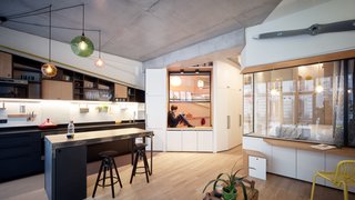 After repurposing the former garage, the space has now been transformed into a surprisingly spacious 700-square-foot home.