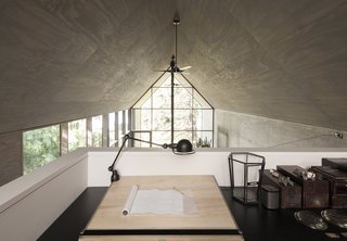 Except for the Rex dining chairs by Rex Kralj and a William Natural Fiber Lounge Chair by Janus Et Cie, the majority of the other furniture and decor items were found objects.