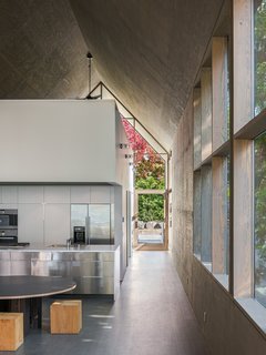 The floor plans was designed to be fairly open so that the spaces left were flexible enough to be used for a variety of purposes, depending on seasonal conditions of occasions. 
