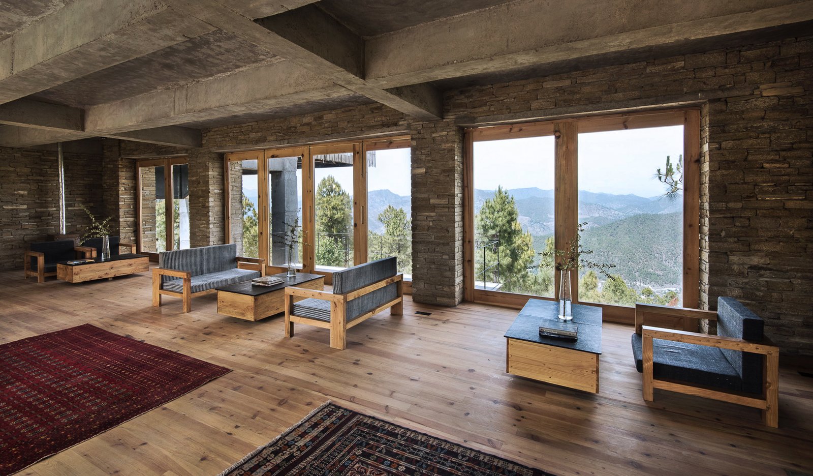 "By dispersing the built structure around the site and using bamboo cladding, we were able to dissolve the visual impact a building such as this can have in a sensitive environment," says Kodikara.