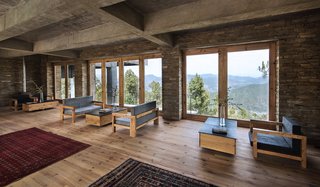 "By dispersing the built structure around the site and using bamboo cladding, we were able to dissolve the visual impact a building such as this can have in a sensitive environment," says Kodikara.