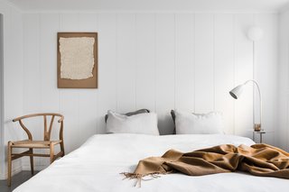 A peek at one of the bright and airy bedrooms.
