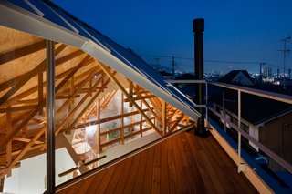 A staircase leads up to the second level.