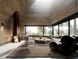 The armchair is by Ricardo Fasanello.