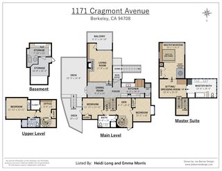 A look at the floor plan after the 1994 renovation by Regan Bice.
