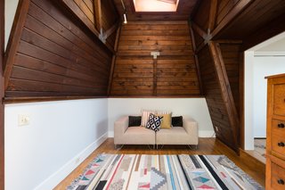 One of the bedrooms has its own media room and office.