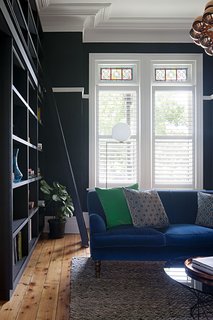 The architects removed a non-original addition on the existing property, and rearranged the existing rooms to create a more flexible layout. 