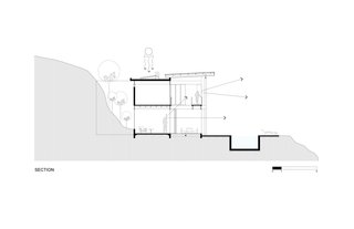 A cross sectional drawing.