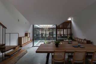 "We did not simply copy traditional elements for Hopper House, but used them as input to analyze, arrange, and create the program for the new house," says Hung.