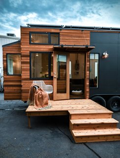 To add more headroom to the sleeping lofts, the family opted for expanded dormers. 