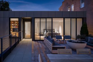 Outdoor spaces are incorporated into every level of the house.