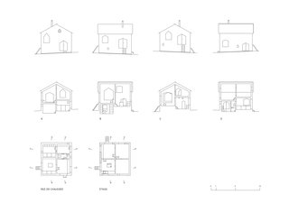 Here is a look at the sectional drawings of the eight sides.