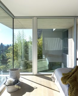 From the upper floor, the family can enjoy unobstructed panoramic views.