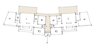 The floor-plan drawing.