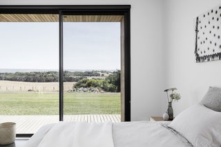 Each room frames a picturesque view of the rural landscape. 