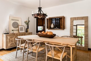 The formal dining room is perfect for gathering and entertaining.