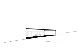 A sectional drawing.