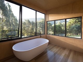 Double-glazed windows and thermal insulation have been used to ensure energy efficiency.