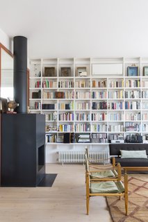 The team demolished the existing internal walls to open up the interiors and create a single, large living and dining area. 