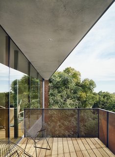 Treetop views from the balcony.