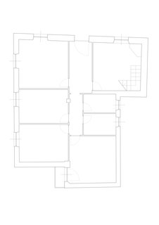 Floor plan before the renovation
