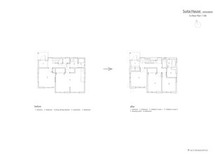 Suita House first floor plan
