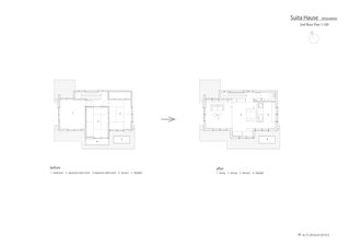 Suita House second floor plan