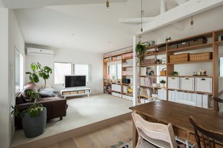 "Originally the living room was on the first floor, but we moved it to the second floor so that this area would enjoy more daylight and wind," says Sumiou Mizumoto, director of Alts Design Office.