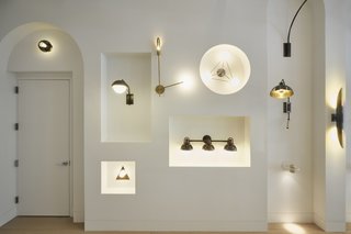 "We thought about what happens to brass when exposed to oil, water, air, and time. Our bronze finishes were a response to that," says Lanette. "It tells a story in the sort of pattern of the surface, and is very forgiving. There is an imperfection, a wabi-sabi, that is so beautiful. We approach all of our patinas this way."