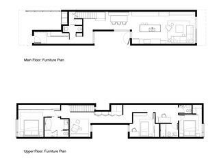 The St. George Street House floor plan.