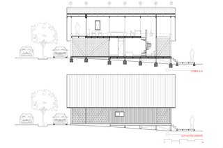 Casa R Sectional Drawing.