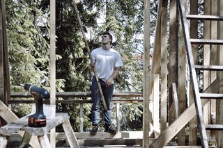 Most of the building materials were carried by hand to the site to avoid damaging the natural landscape.