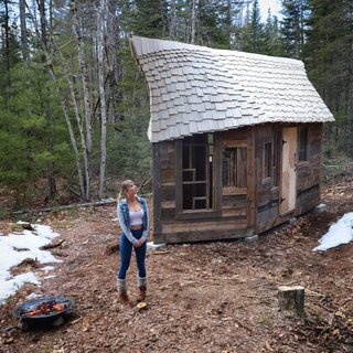 Witzling's life partner, model and actress Sara Underwood, explores Cabin 4.