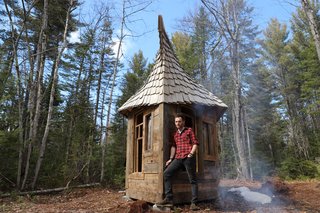 Cabin designer and builder Jacob Witzling found inspiration in his architect father and childhood fairy tales.