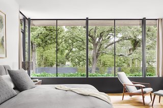 Beautiful white oak has been used for most of the flooring.