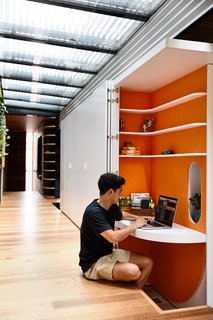 King Bill maximizes available daylight, and was designed to provide passive cooling in summer and increase solar gain in winter.