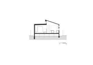 Rathmines House sectional drawing